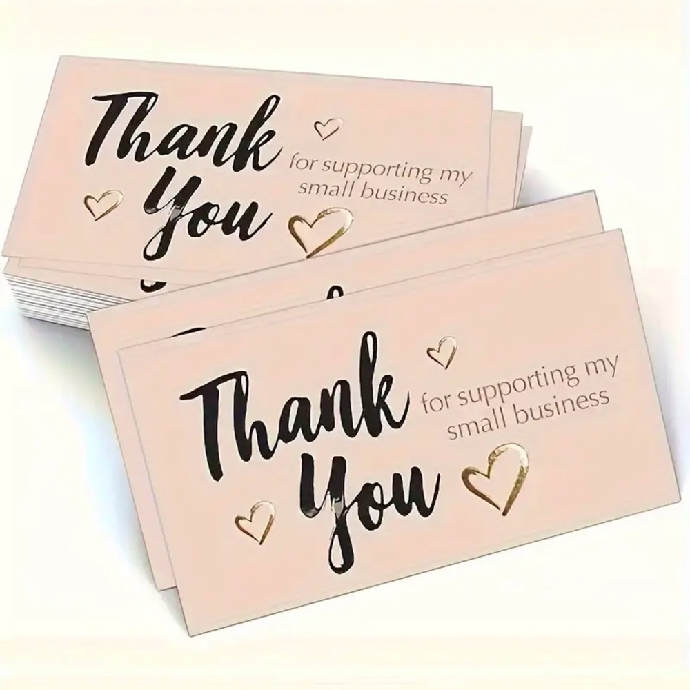 Thank you business cards Set of 50, NWT
